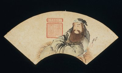 The Chinese God of War by Katsushika Hokusai