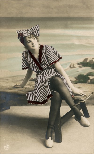 Woman in Summer Dress, c. early 1900’s by Alec Hunter