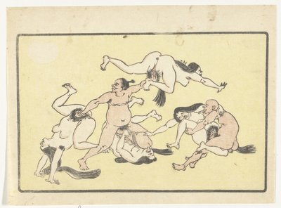 Orgy by Kawanabe Kyosai
