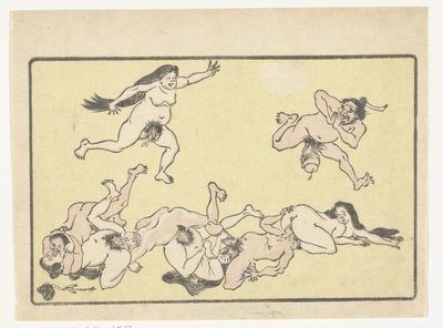 Orgy by Kawanabe Kyosai