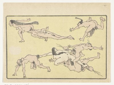 Orgy (series title: The Great Tail) by Kawanabe Kyosai