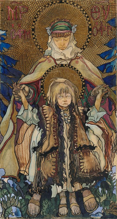 The Hutsul Madonna by Kazimierz Sichulski