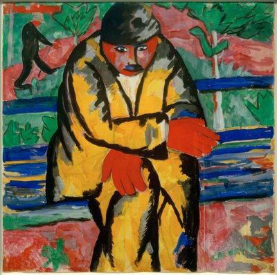 On the Boulevard, 1910 by Kazimir Severinovich Malevich