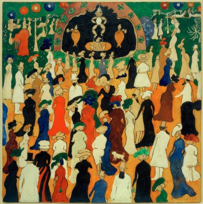 Elegant Society by Kazimir Severinovich Malevich