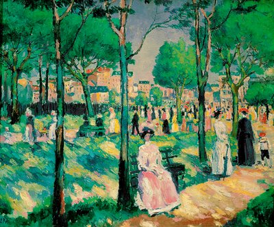 On the Boulevard by Kazimir Severinovich Malevich