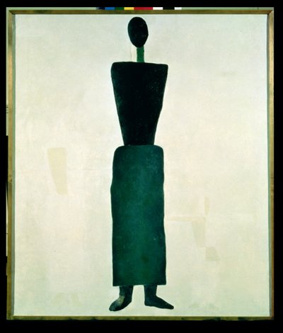 Suprematist Female Figure by Kazimir Severinovich Malevich