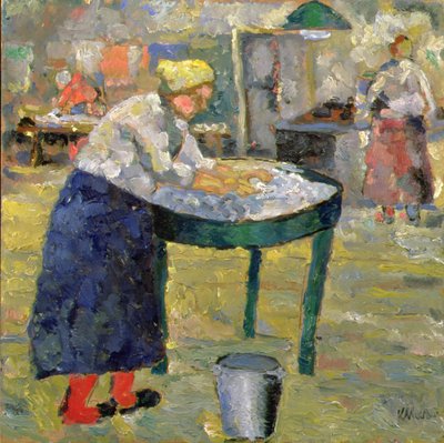 The Laundress by Kazimir Severinovich Malevich