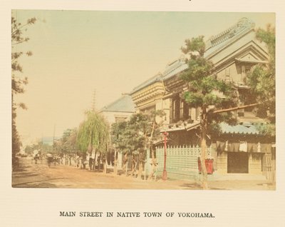 Main Street in Native Town of Yokohama by Kazumasa Ogawa