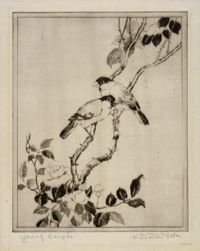 Young Couple by Kazuo Matsubara