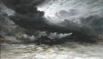 Tug and Timber-Barge by Keeley Halswelle