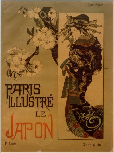 Courtesan (Paris Illustré) by Keisai Eisen