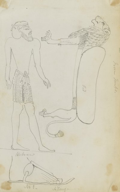 A King from Tombs, Hebrew, No. 8 by Kellogg, Miner Kilbourne