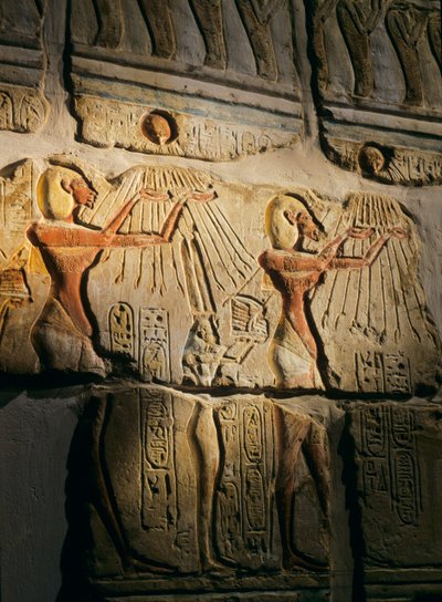 Akhenaten; Amenhotep IV, Talatat Blocks, 2003 (photo) by Kenneth Garrett