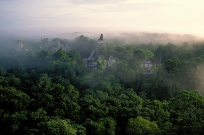 Maya; Tikal; Guatemala by Kenneth Garrett