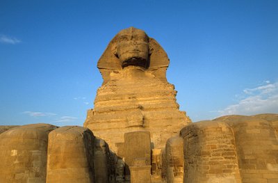 The Sphinx; Dream Stele, Giza, Egypt by Kenneth Garrett