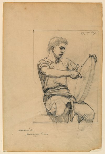 Design for Magazine Cover by Kenyon Cox