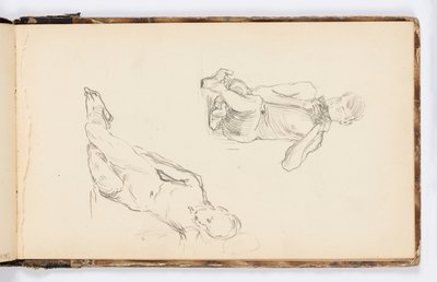 Sketchbook Page by Kenyon Cox