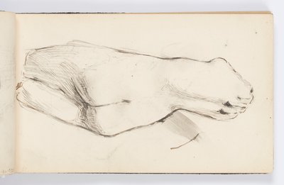 Sketchbook Page: Classical Statue by Kenyon Cox