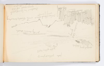 Sketchbook Page: Landscape by Kenyon Cox