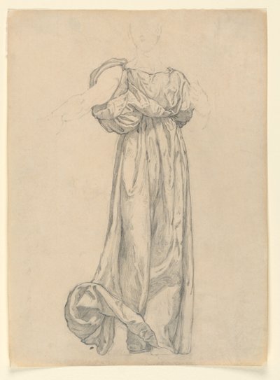 Study for Drapery by Kenyon Cox