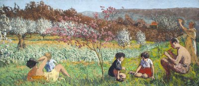 In the Orchard of Étang-la-Ville by Ker Xavier Roussel