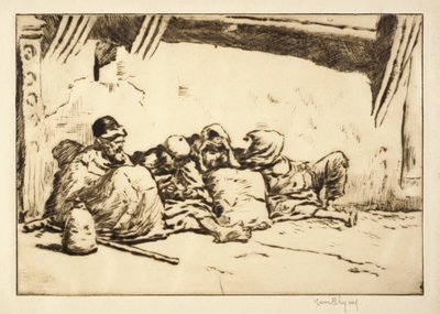 Beggars by the Wall by Kerr Eby