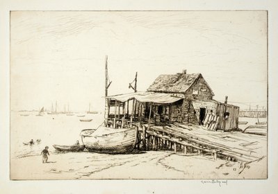 Fish Wharf, Gloucester by Kerr Eby