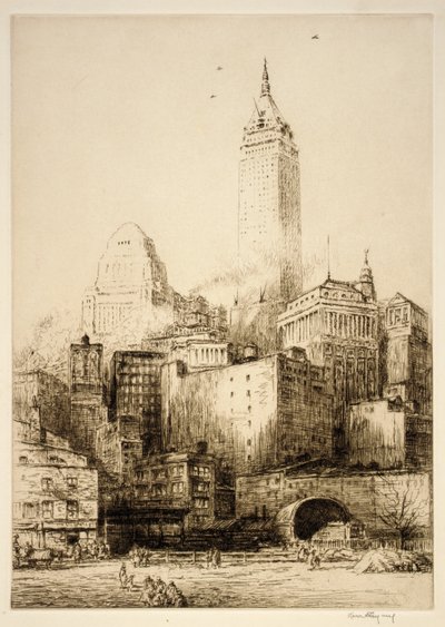 Lower New York by Kerr Eby