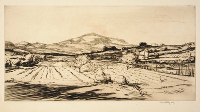 St. Cyr Landscape by Kerr Eby