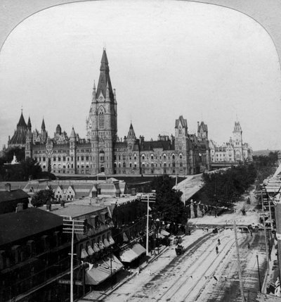 Houses of Parliament, Ottawa, Ontario, Canada by Keystone View Company
