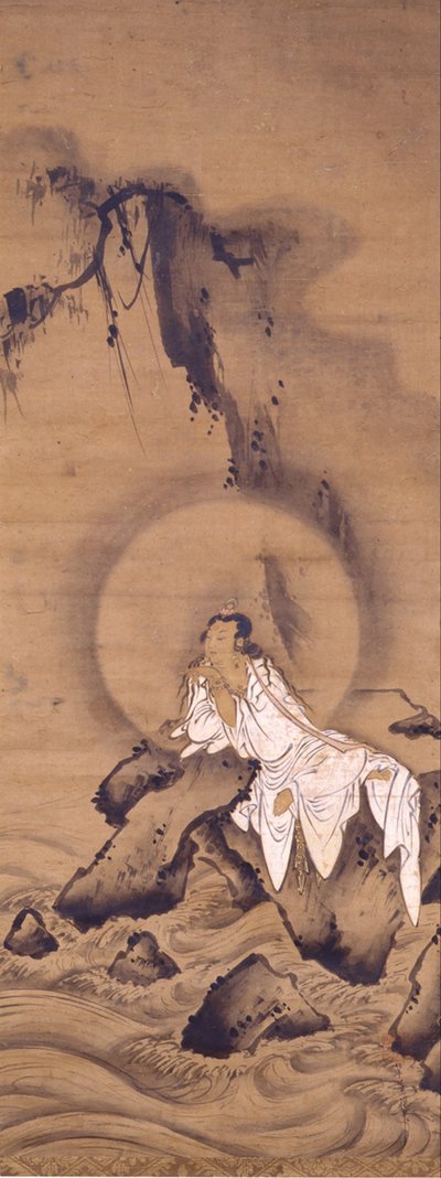 Kannon (Avalokitesvara) in White Robes by Kichizan Mincho