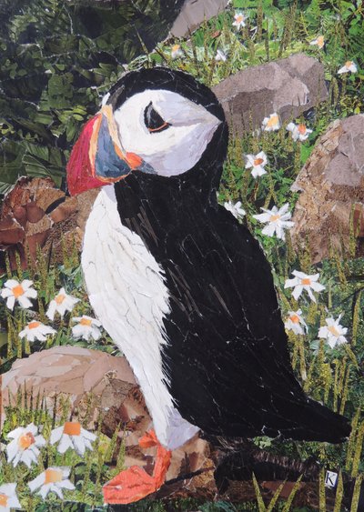 Puffin by Kirstie Adamson