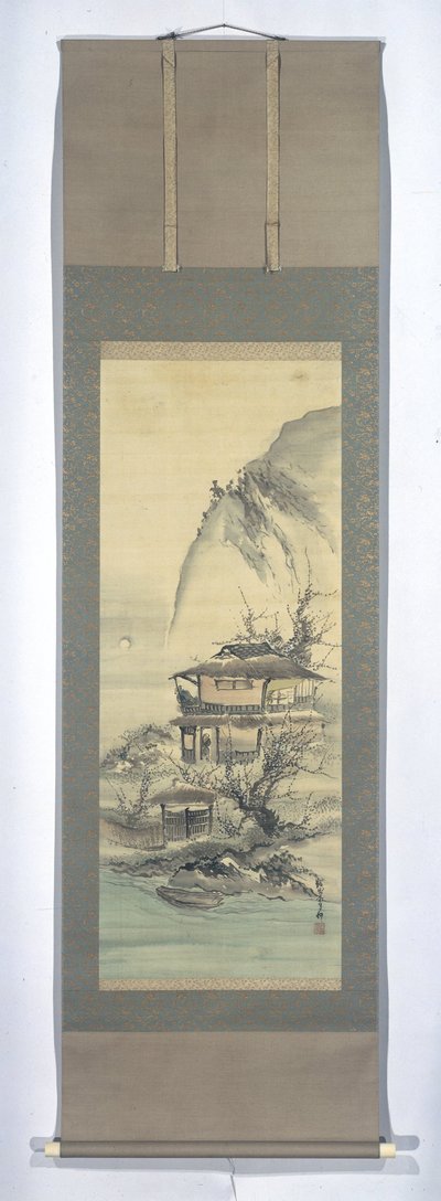 Literati in a Landscape by Kishi Ganku