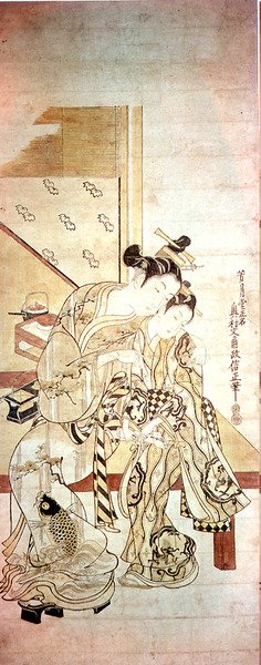 The love letter by Kitao Masanobu