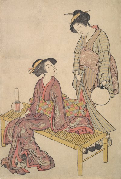 The Hand Lantern by Kitao Shigemasa