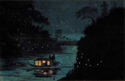 Fireflies at Ochanomizu by Kiyochika Kobayashi