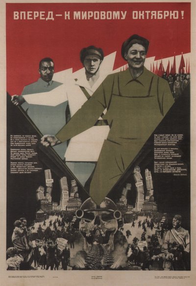 Forward World October!, 1933 by Klinch