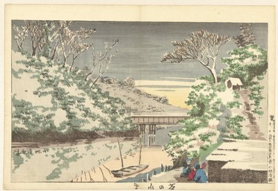 Snow at Ochanomizu by Kobayashi Kiyochika