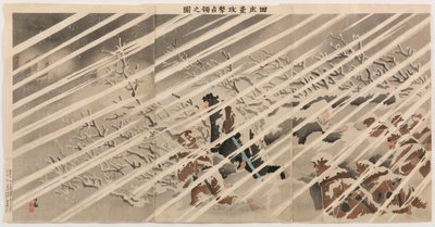 The Attack on, and Occupation of, Tianzhuangtai by Kobayashi Kiyochika