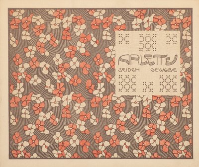 Arlette Silk Fabric by Koloman Moser