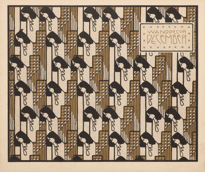 Wall Decoration December by Koloman Moser