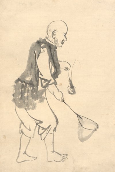 The Shrimp Fisherman by Kono Bairei