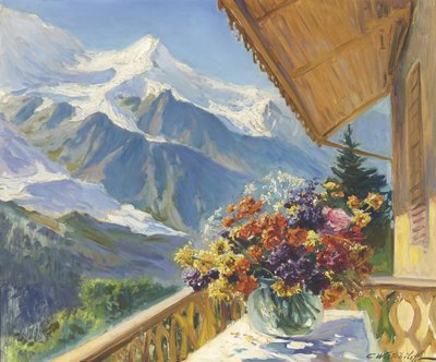 Mont Blanc by Konstantin Alexandrovich Veshchilov