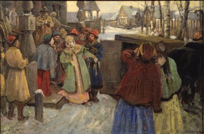 The Arrest of Tsarevna Sophia by Konstantin Alexandrovich Veshchilov