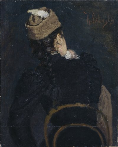 A Girl Student by Konstantin Apollonovich Savitsky