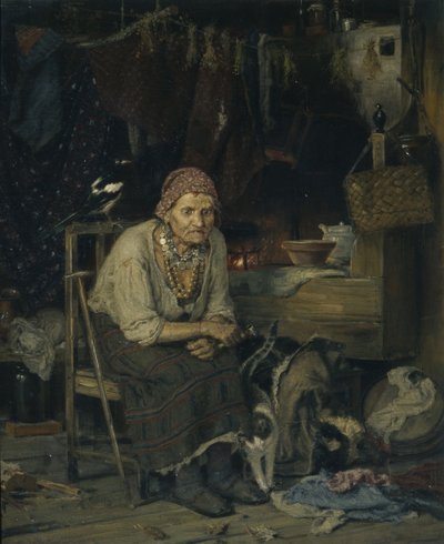 A Witch, 1879 by Konstantin Apollonovich Savitsky