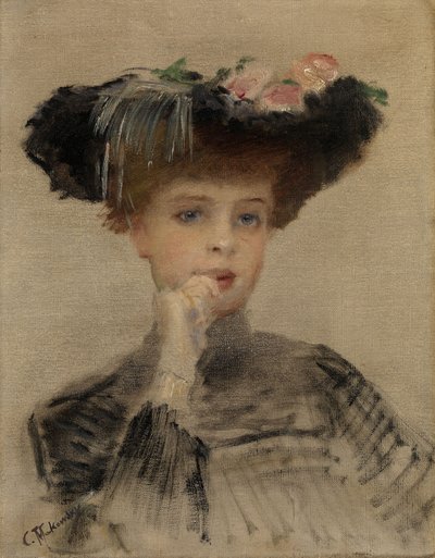 The Parisian, 1902 by Konstantin Egorovich Makovsky