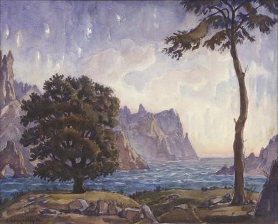 Landscape by Konstantin Fyodorovich Bogayevsky