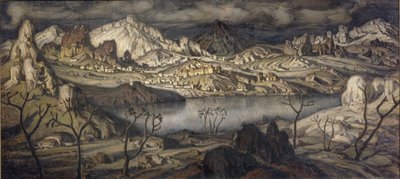 The Cimmerian region, 1910 by Konstantin Fyodorovich Bogayevsky