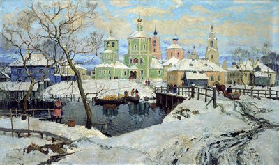 Small Village Torzhok by Konstantin Ivanovich Gorbatov